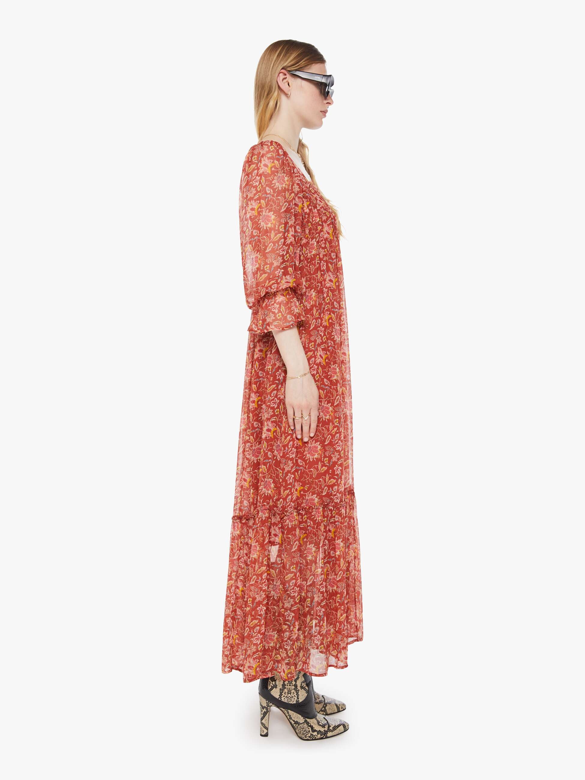Alix of Bohemia Ember Dress - Lilium Sunset - Image 3