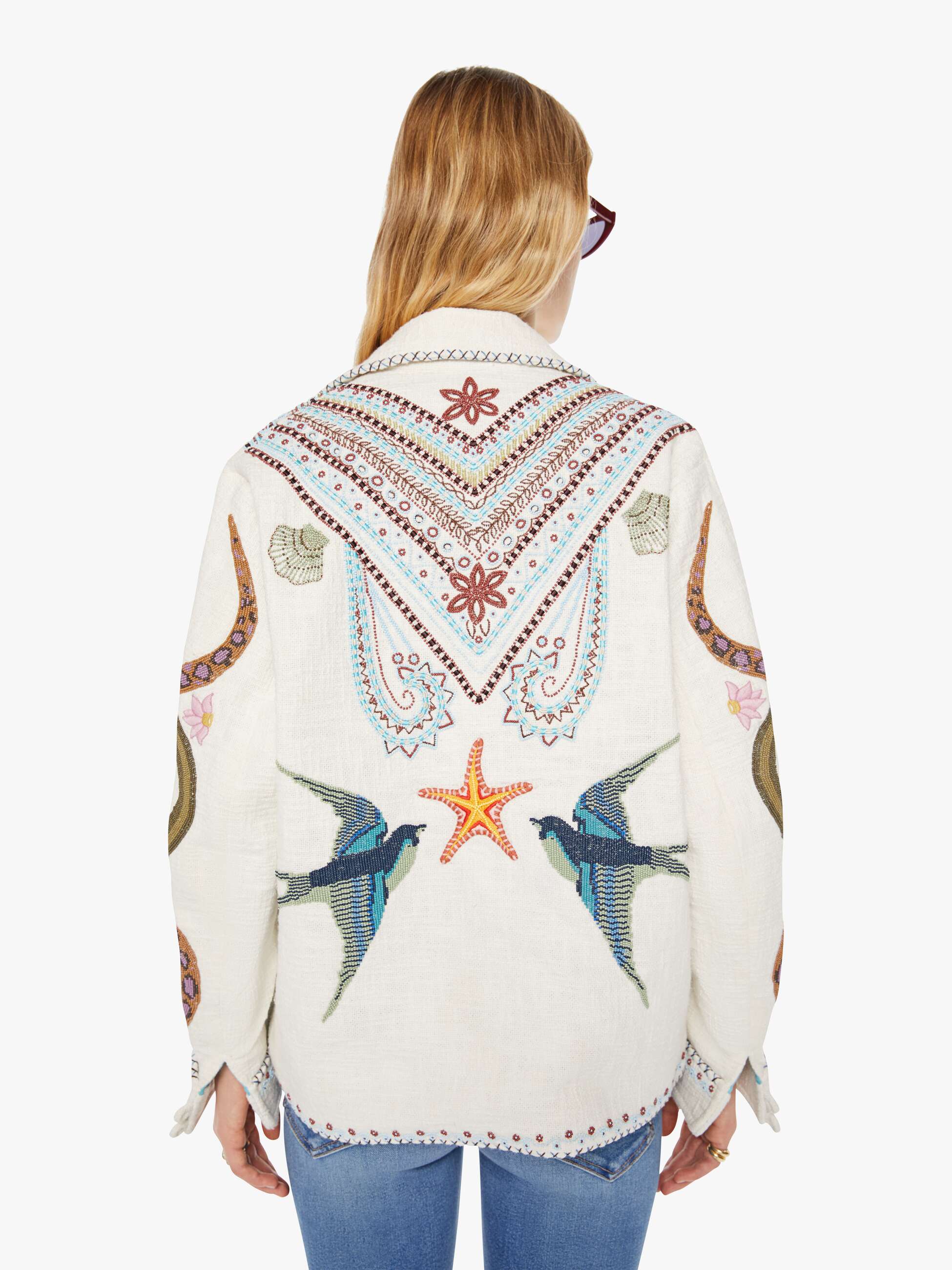 Alix Of Bohemia Jude Jacket - Ivory Ethereal - Image 4