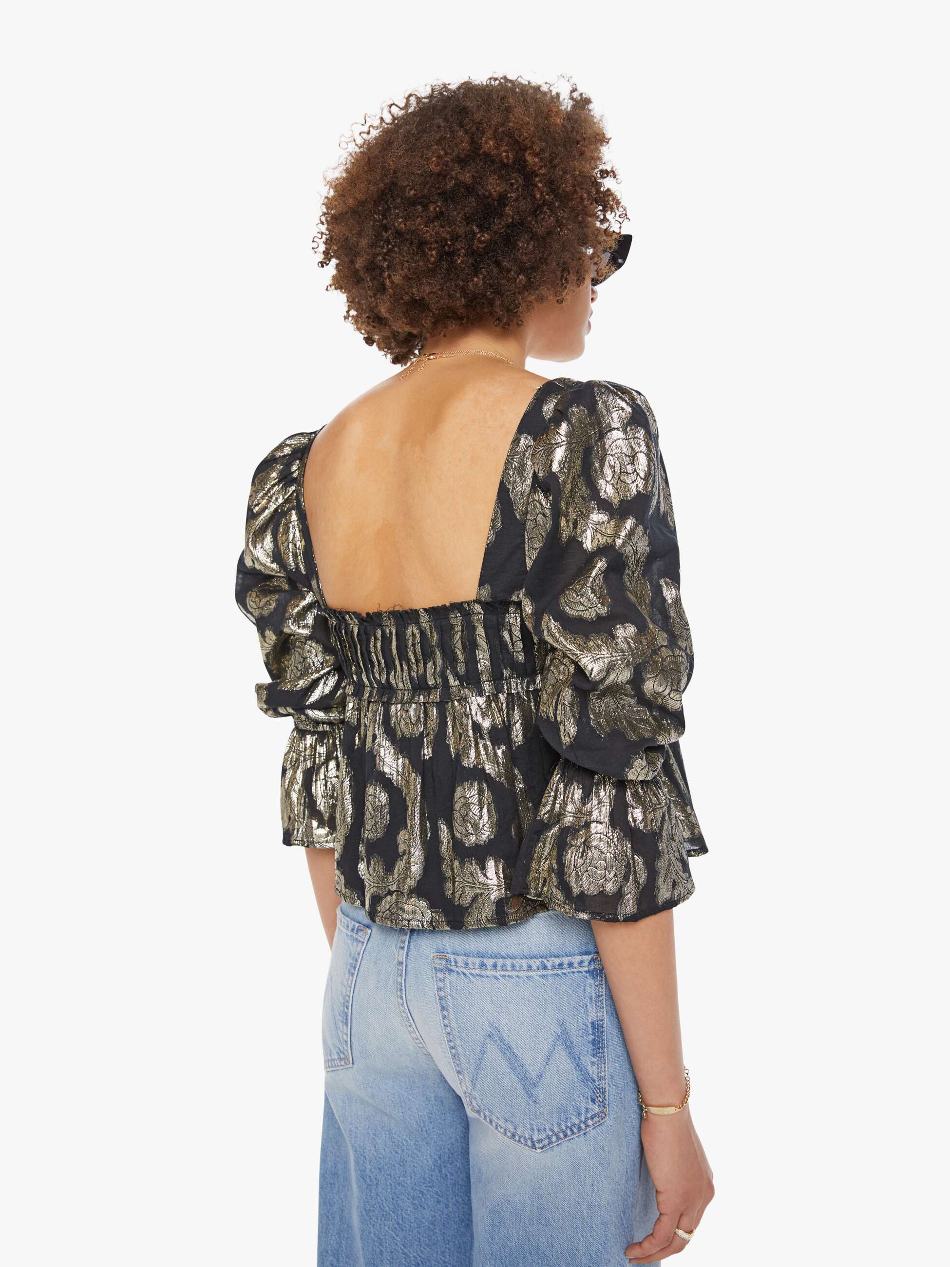 Alix of Bohemia Priya Top - Gunmetal - Image 4