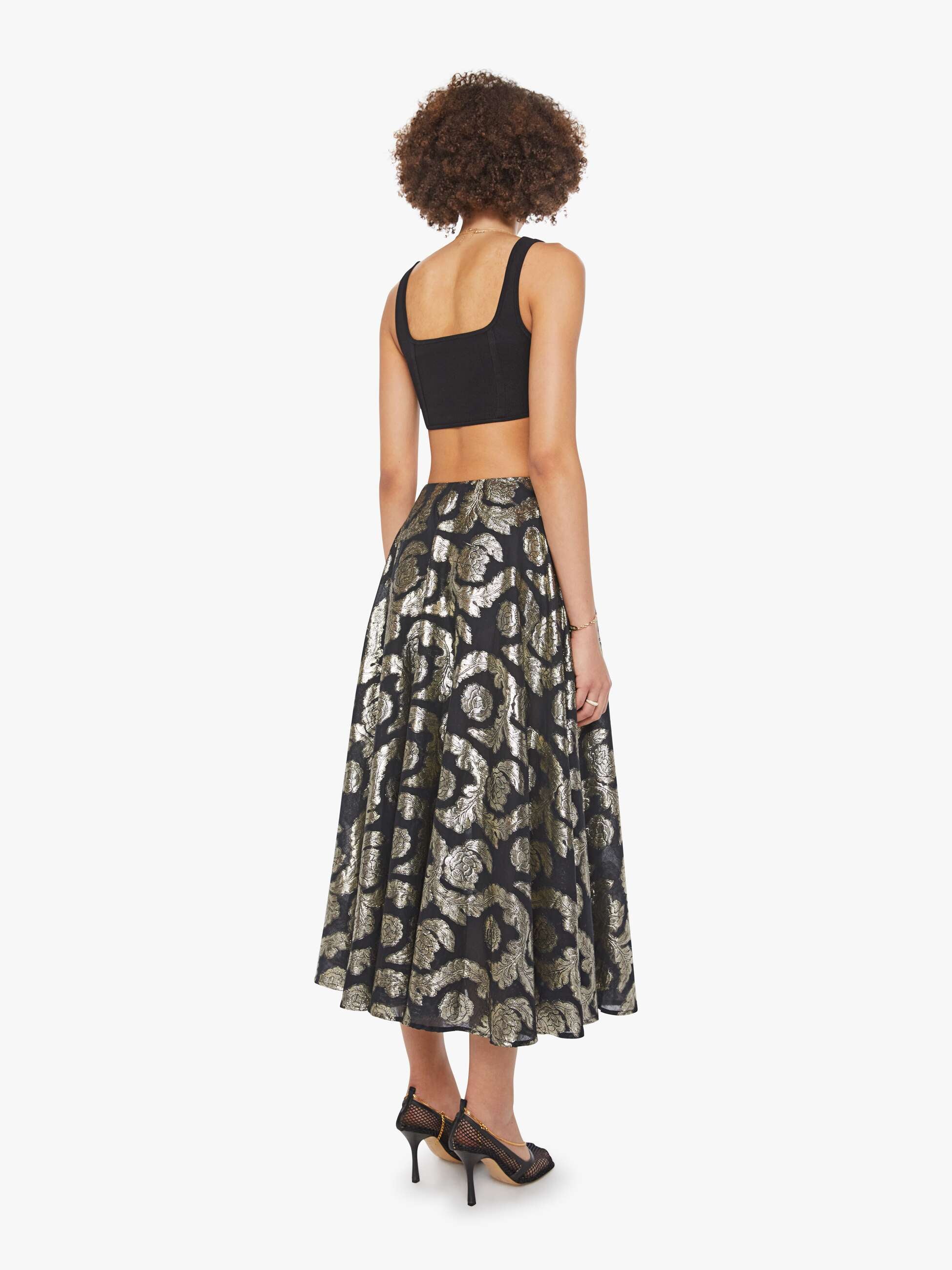 Alix of Bohemia Roxanne Skirt - Gunmetal - Image 4