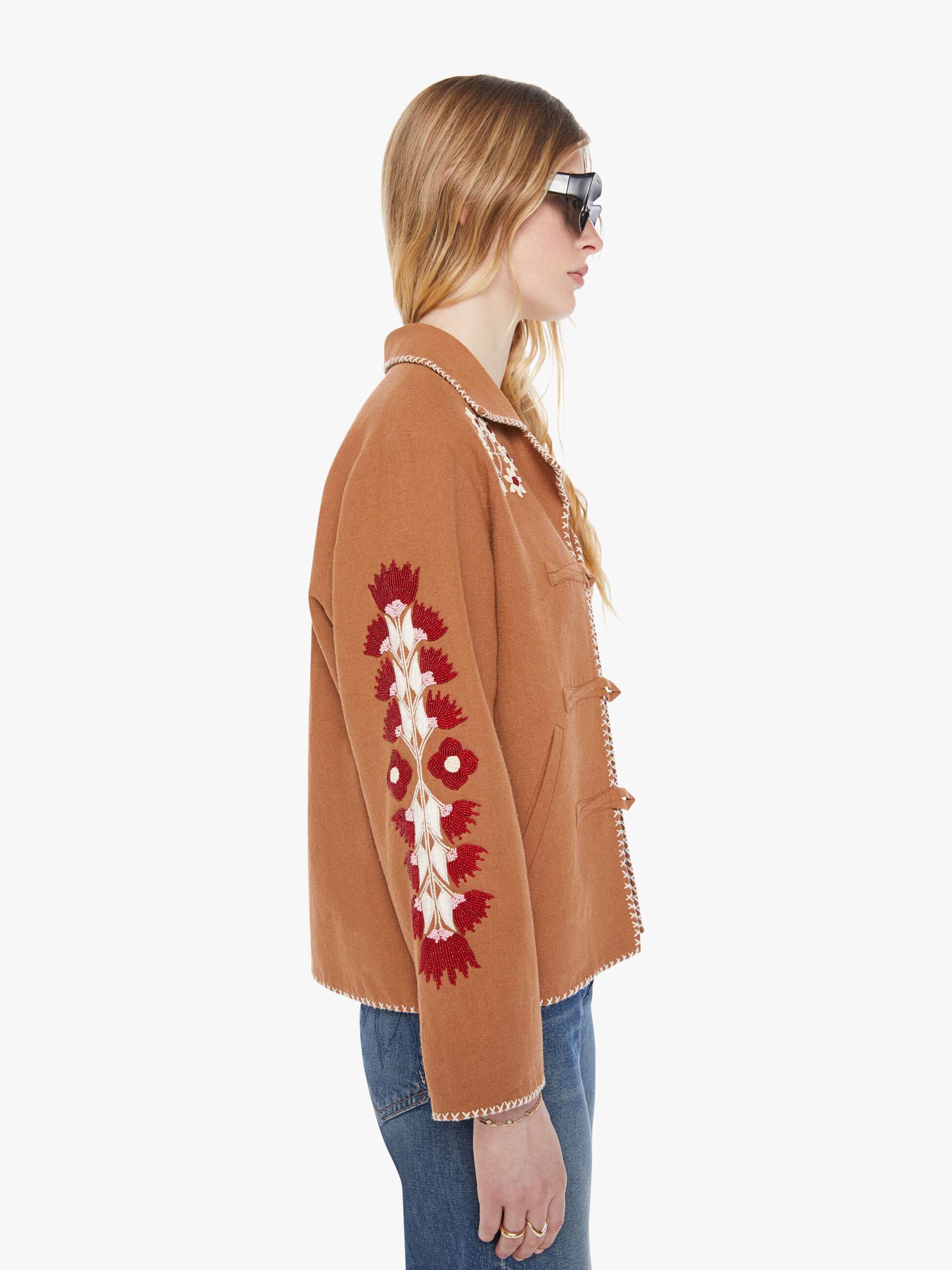 Alix of Bohemia Western Jacket - Cactus Bloom - Image 3