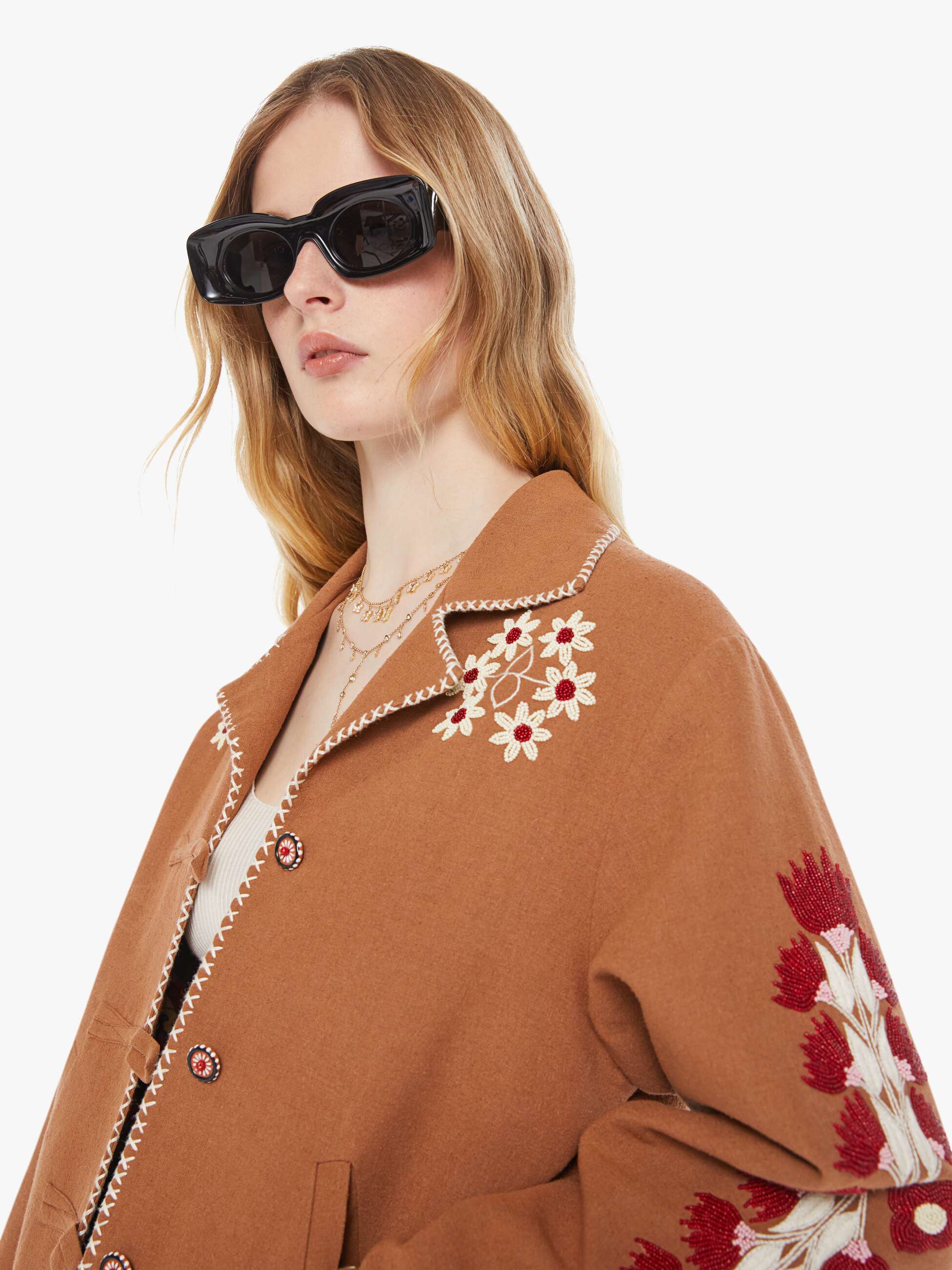 Alix of Bohemia Western Jacket - Cactus Bloom - Image 6