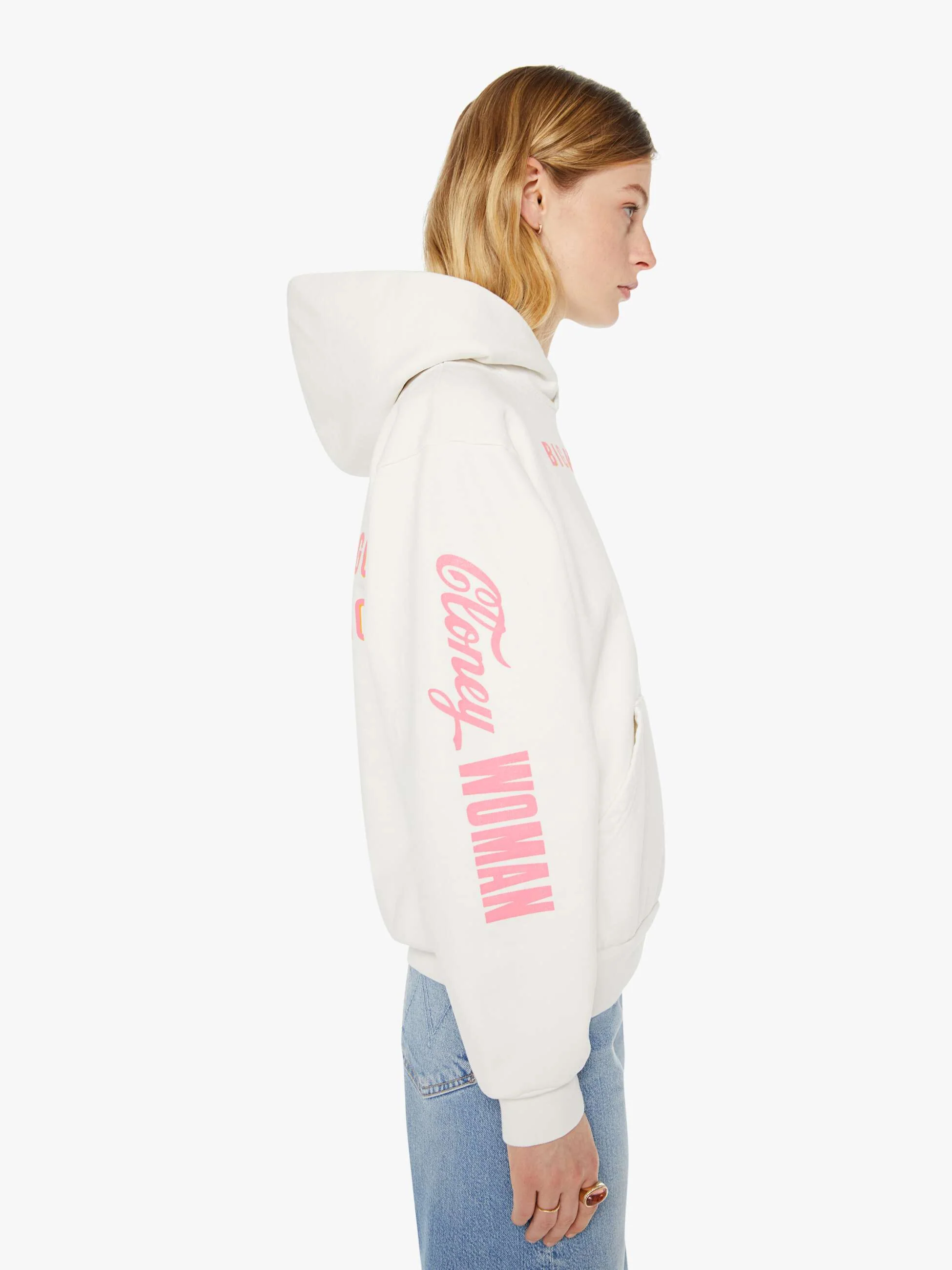 Cloney Pretty Pullover Hoodie - White - Image 3