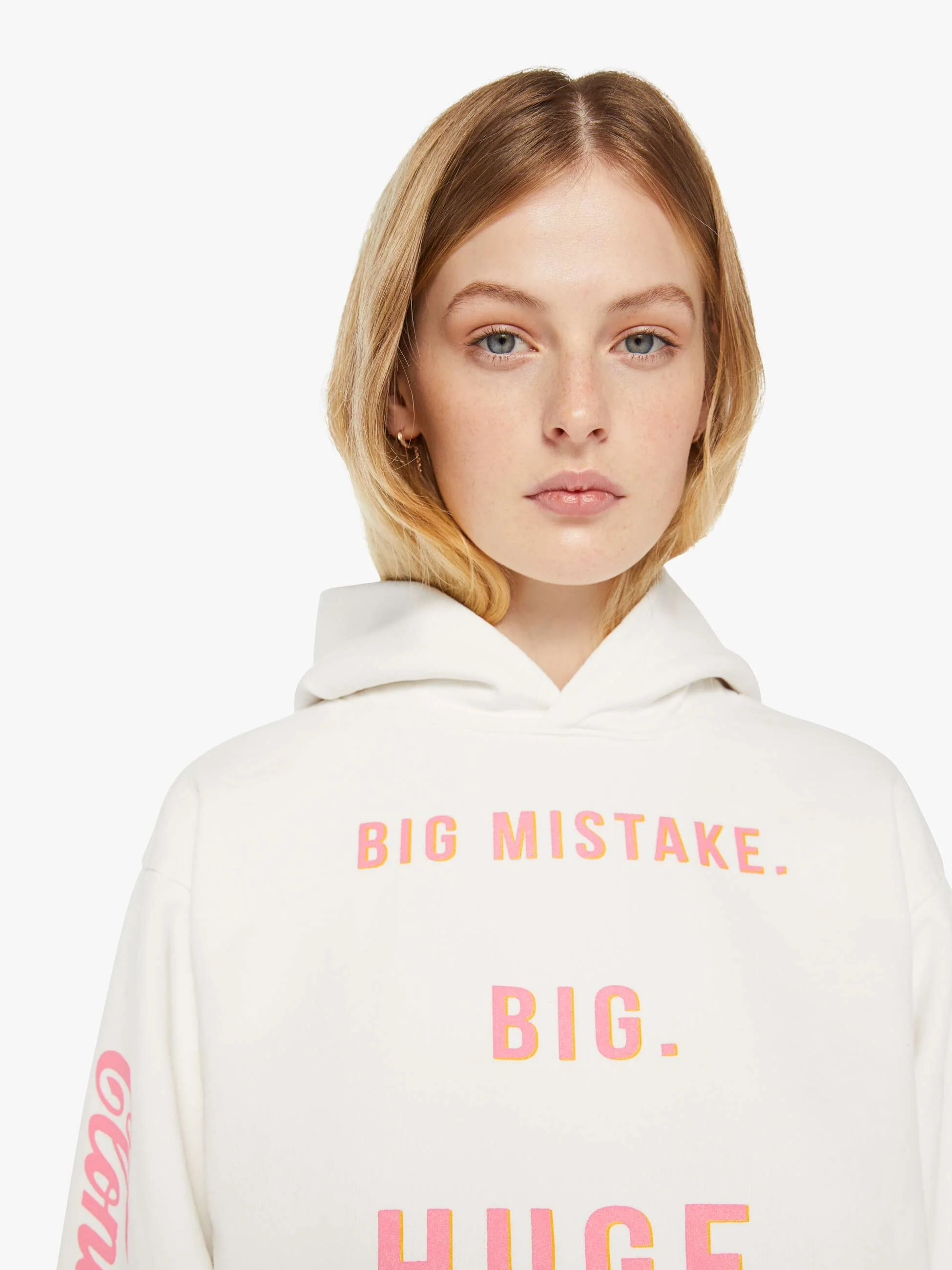 Cloney Pretty Pullover Hoodie - White - Image 6