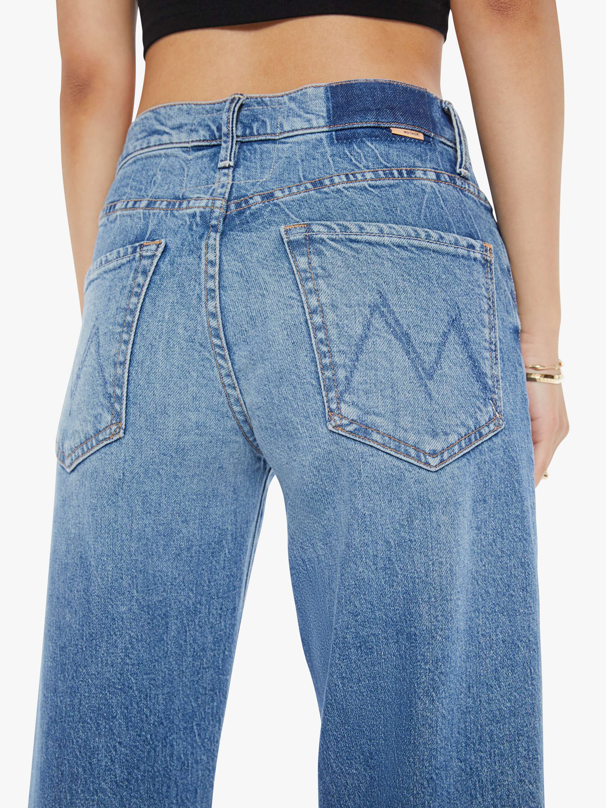 PETITES The Lil Mid Rise Tunnel Vision Sneak - I'm A Winner - Image 5