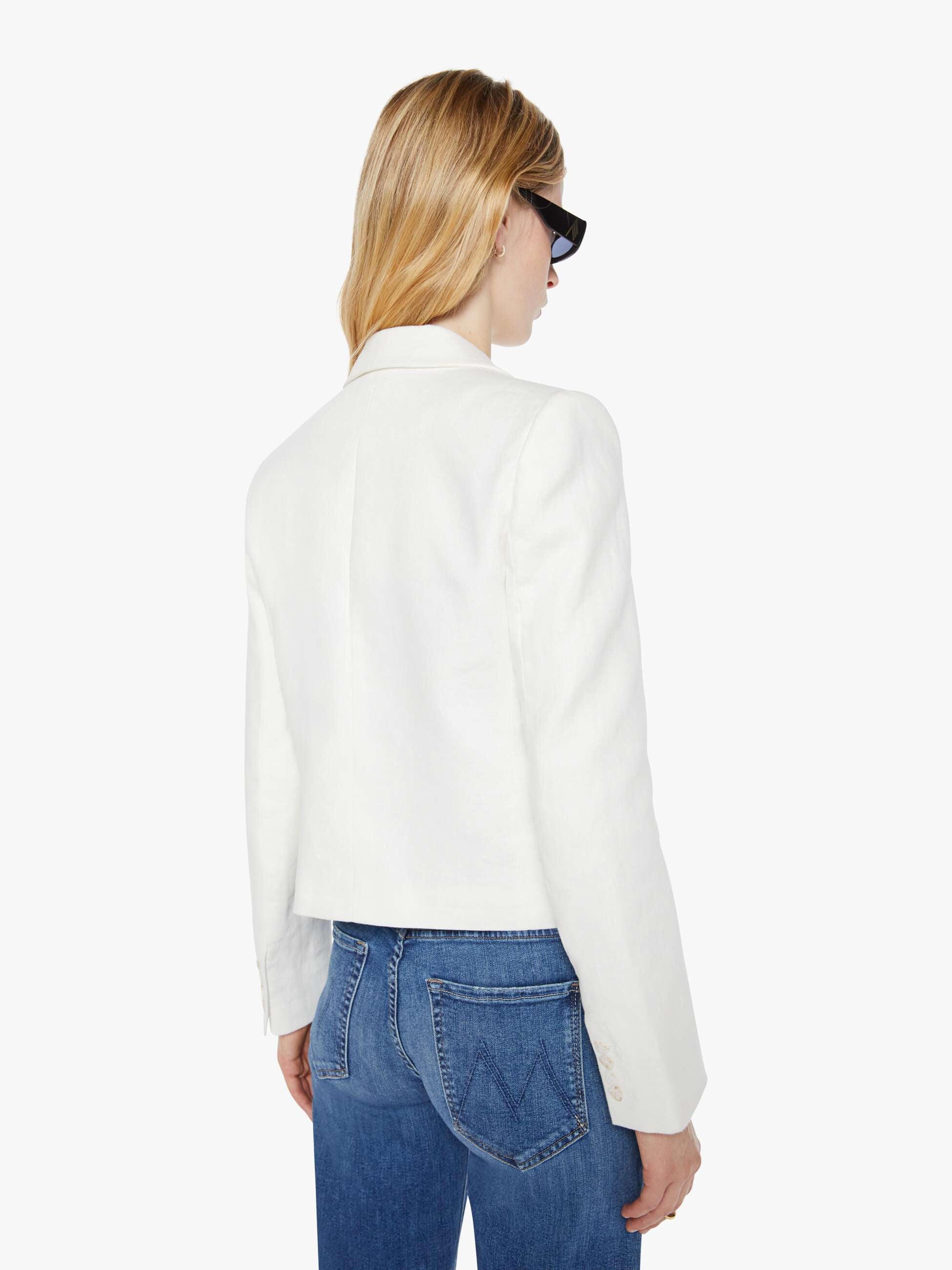Maria Cher Nova Short Blazer - Off-White - Image 4