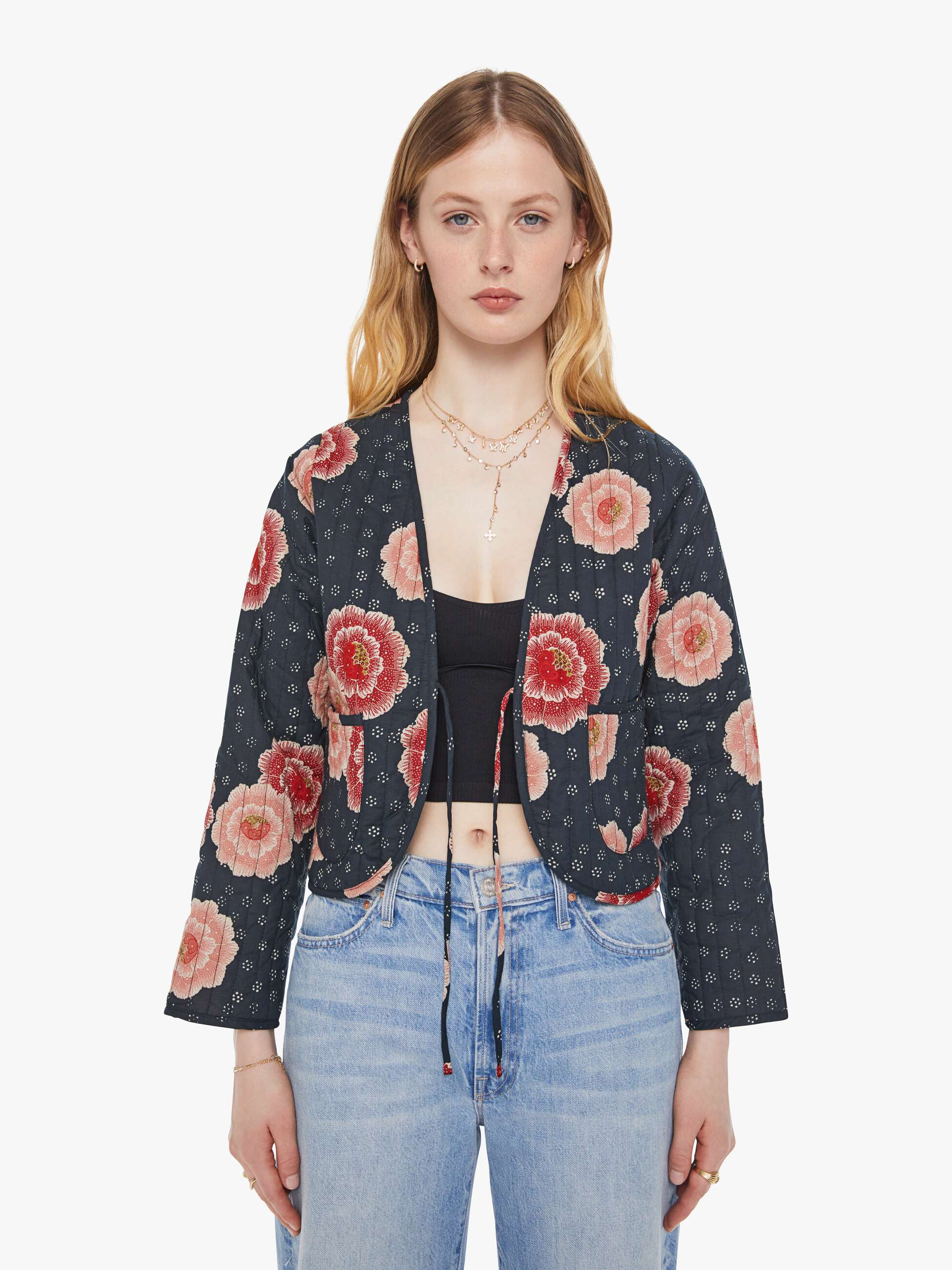 Natalie Martin Saskia Jacket - Poppy Combo - Image 7