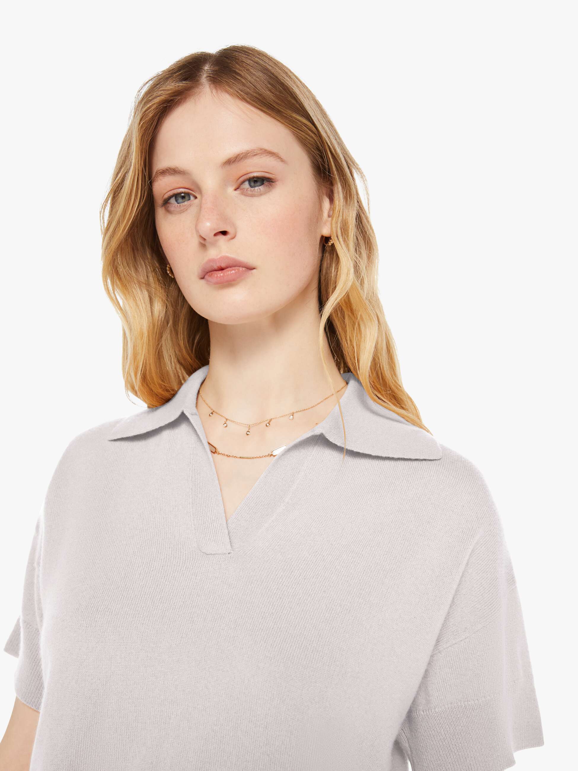 SABLYN Mirabelle Short Sleeve Polo - Skye - Image 5