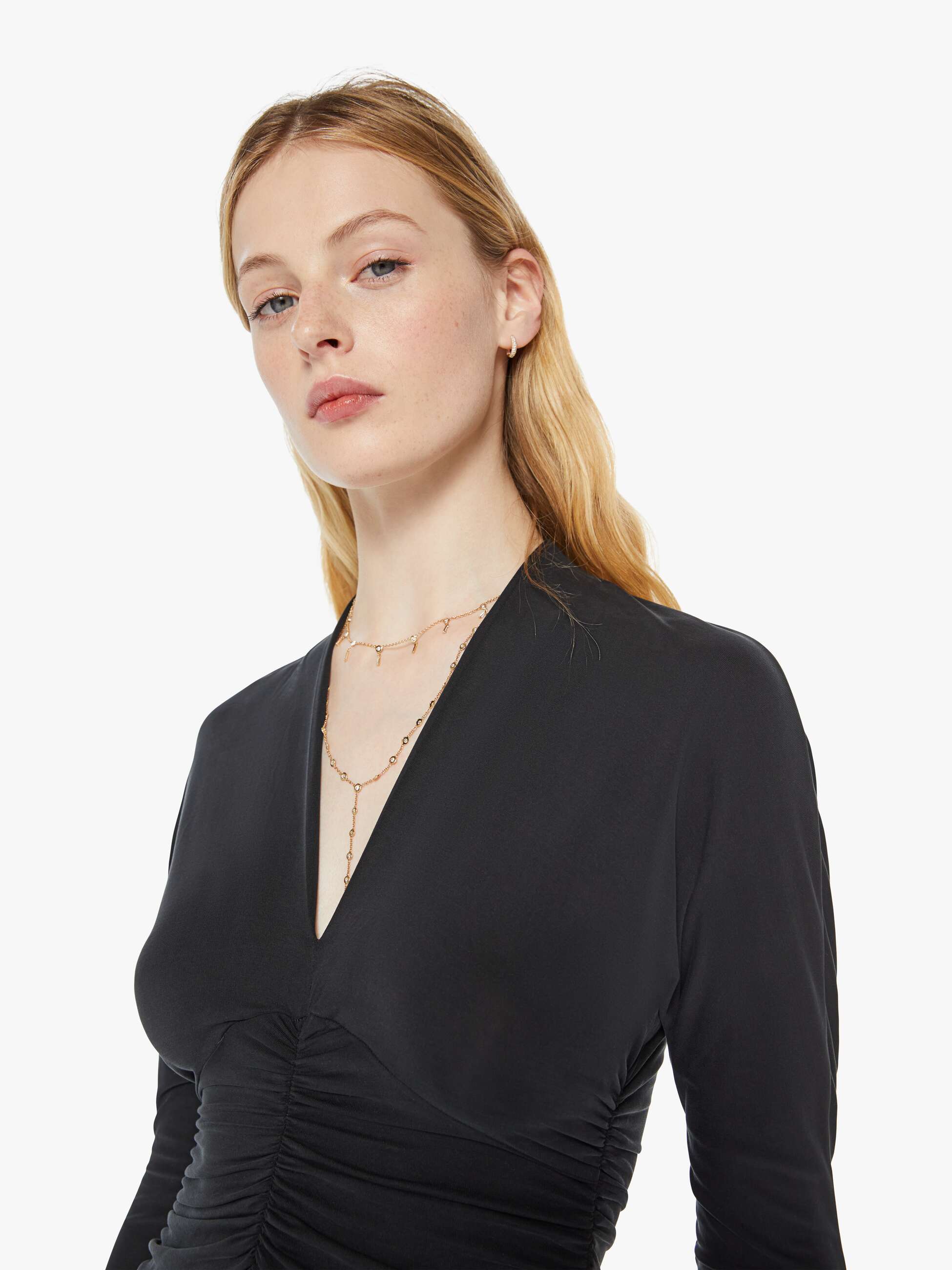 SABLYN Simone Dolman V-Neck Maxi Dress - Black - Image 5