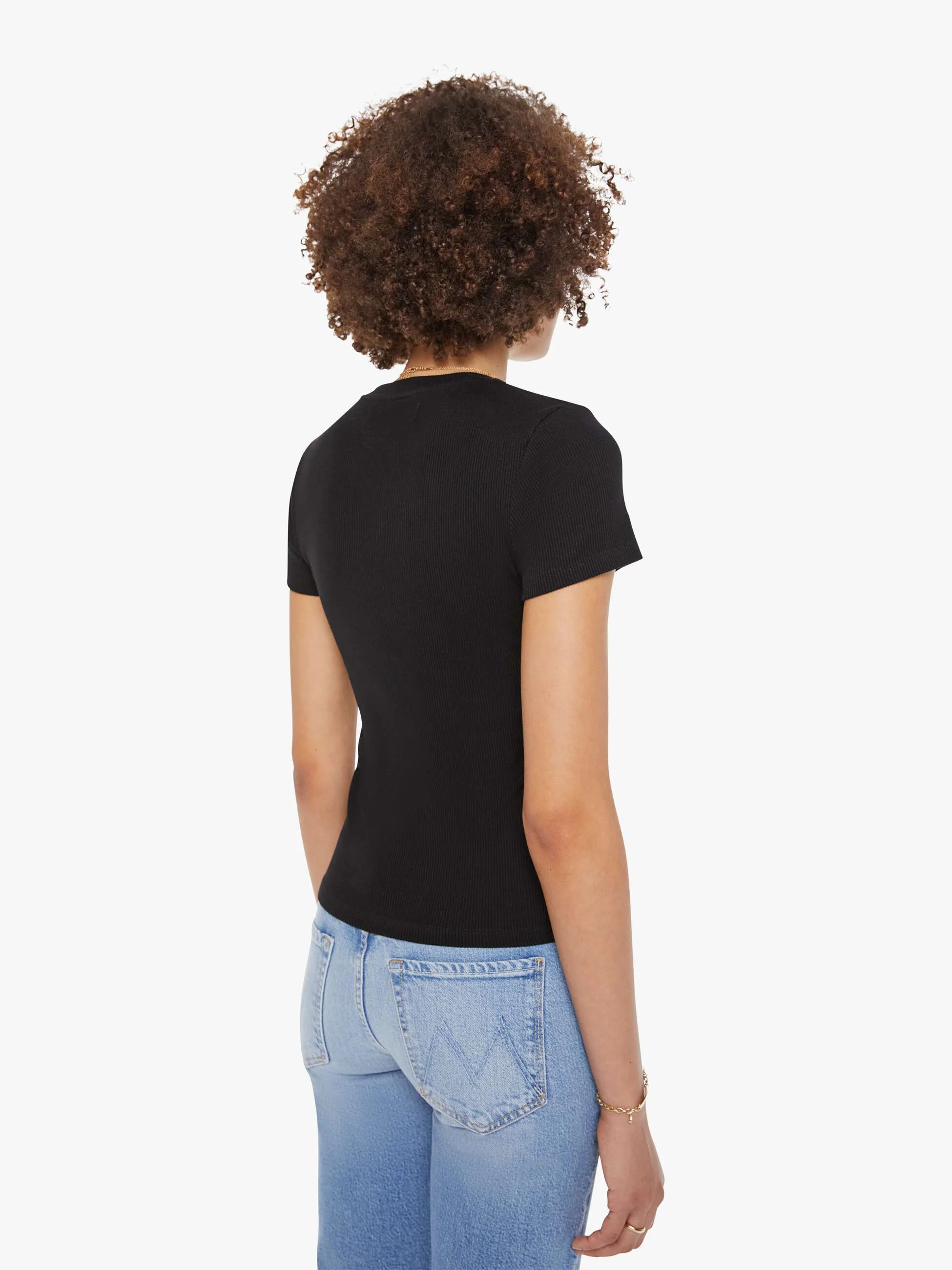 SPRWMN Baby Tee - Black - Image 4