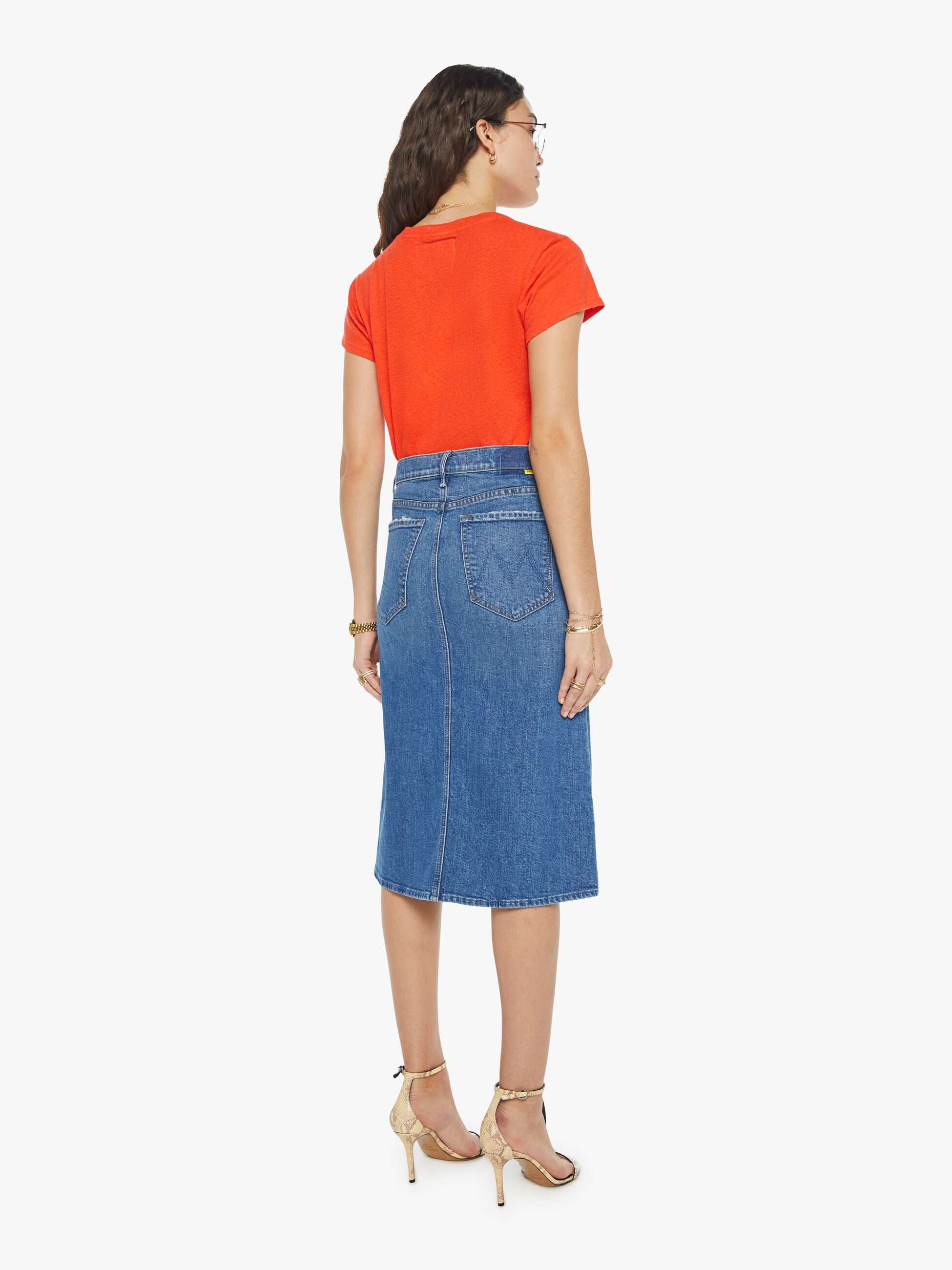 La DoubleJ x MOTHER The Button Vagabond Midi Skirt - Family Affairs - Image 4