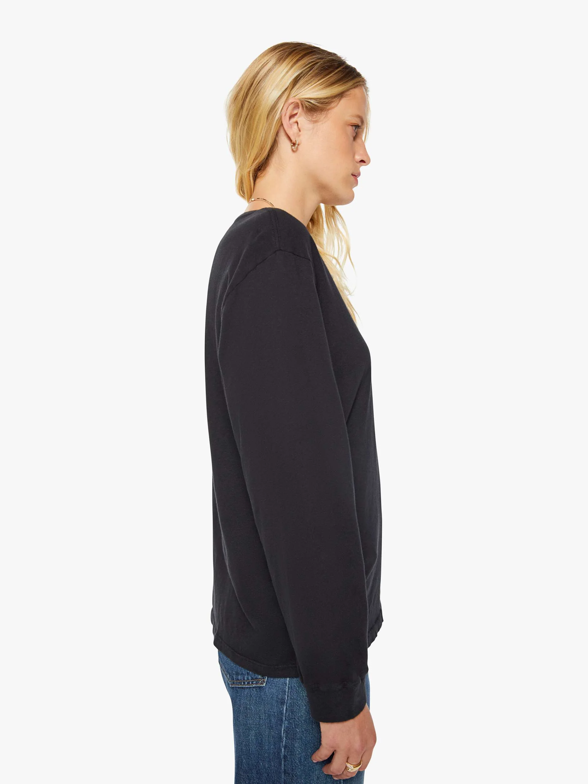 The Long Sleeve Rowdy - Black - Image 3