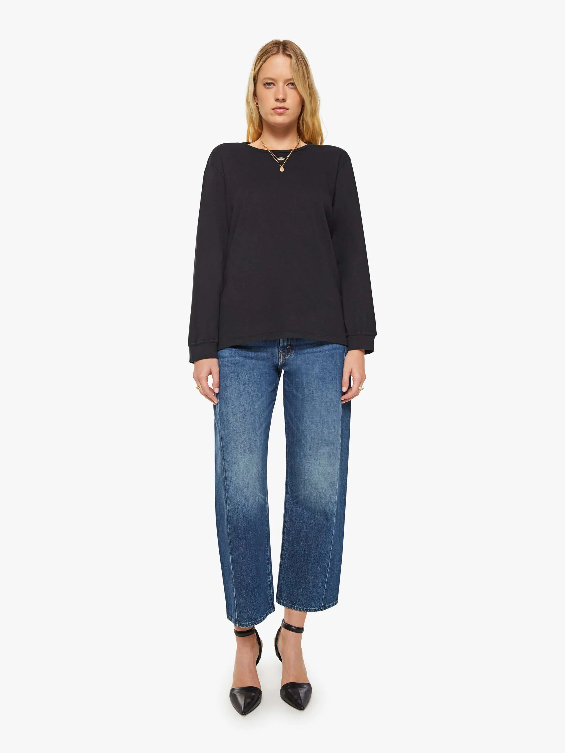 The Long Sleeve Rowdy - Black - Image 5