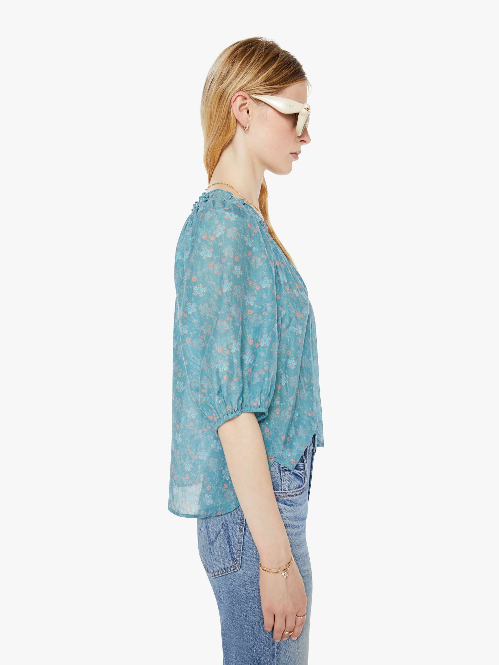 XiRENA Jules Shirt - Aqua Teal - Image 3